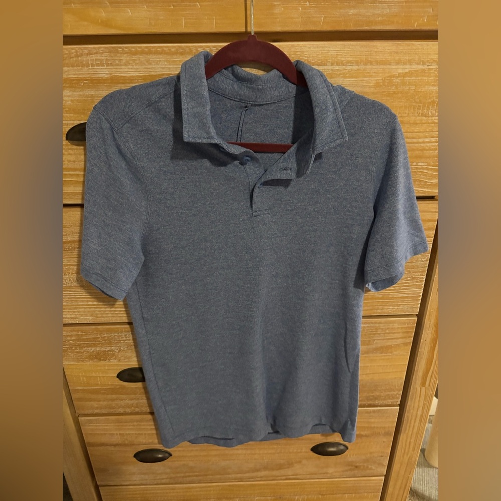 lululemon athletica Blue Polo Shirt